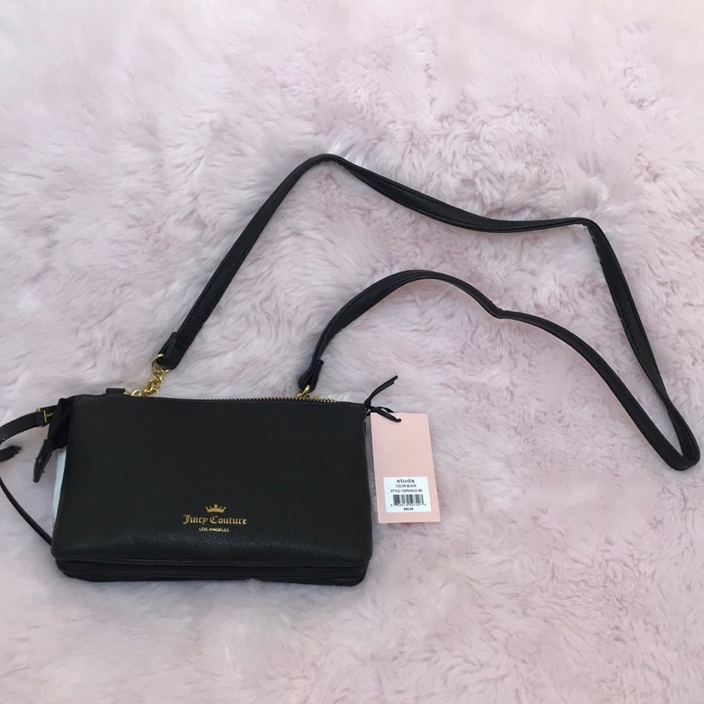 JUICY COUTURE BLACK PURSE - Picture 4 of 8